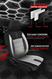 Cadillac De Ville (el12) 4.6 I V8 32v Dts (304 Hp) 2002  UYUMLU TAM SET OTO KOLTUK KILIFI GRİ