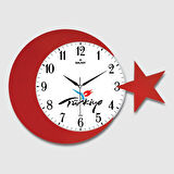 Ay Yildiz Duvar Saati 134-4