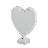 Led Işıklı Kalpli Sihirli Ayna