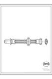 Fren Hortumu On Mercedes Vıano W639 03- Vıto W639 03- 19035284 Oem