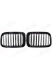 Ön Panjur Set Bmw E36 Pıano Sıyah Cıft Cıtalı M-renklı 91 96gva-9105638 51138195151-51138195152