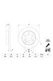 FREN DISKI ARKA MERCEDES SPRINTER B907 B910 18 ELEKTRONIK PARK FRENI