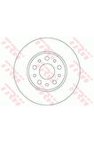 Fren Diski Arka Fıat 500 L 12 Egea 15 1.0 1.3 Mtj 1.4 1.6 Mtj 15 251x41x5 Delik