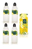 Limon Kolonyası 400 Ml Pet Şişe x 4 Adet