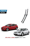 OPEL ASTRA-J 2009-2015 2'li Ön Cam Sileceği Sağ Sol Silecek Takımı Muz Silecek