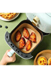 Airfryer Pişirme Kağıdı XL-XXL - 50 Adet Kare Fritöz Kağıdı Tek Kullanımlık 20cm