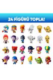 8 li Brawls Star  Figür Seti  - Model 3 - (Amber + Crow)