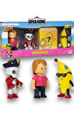 Stumble Guys 4'lü Aksiyon Figür Set - Ms Stumble She