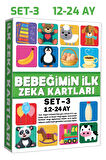 Bebeğimin Ilk Zeka Kartları Set-3 / 12-24 Ay -Eğitici Kartlar