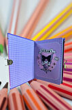 Kuromi Kilitli Defter 80 Yaprak Siyah - 14 x 20