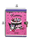 Kuromi Kilitli Defter 80 Yaprak Pembe- 14 X 20