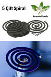 5 Çift (10 Adet) Spiral Sinek ve Haşere Kovucu Spiral