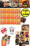 Panini 2024-25 Turkish Airlines Euroleague Sticker 15 Paket  (75 Adet Sticker)