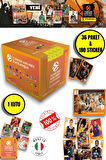 Panini 2024-25 Turkish Airlines Euroleague Sticker 36 Paket  (180 Adet Sticker)