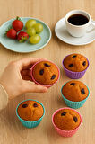 Pratik Silikon Muffin Kalıbı - 6’lı Set