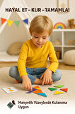 Manyetik Tangram Zeka Oyunu – 36 Parça