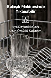 2 Adet Premium Cam Bardak Cam Pipet Hediyeli– Soğuk Kahve, Limonata ve Soda Sunumlar 500 ml