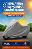 Su Geçirmez 4 Mevsim Motosiklet Brandası 246x114 cm – UV, Rüzgar ve Yağmur Koruma