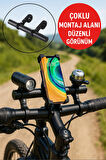 Bisiklet Gidon Uzatma Barı – Çoklu Montaj Alanı, Dayanıklı ve Şık Aksesuar Tutucu 20 cm