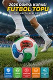2026 Dünya Kupası Futbol Topu 5 Numara Dikişli Maç Antrenman Topu Dayanıklı Resmi Ölçü Standart