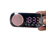 Akıllı Çalar Saat FM Radyo BT Modu Çift Alarm Şarj Edilebilir Pil Parlaklık Ayarlı Tasarım