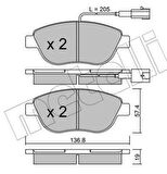 Opar 77365810E Fren Balatası- Doblo 05-Ym Linea 1.4 Tjet Stilo 04-Grande Punto 1.3 D 90 Hp Idea 1.9 JTD 77365810E