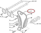 Opar 9659680180 Eksantrik Zincir Klavuz Ducato-Jumper-Boxer 2.2HDI 0818.27