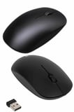 Optik Kablosuz Mouse 1600 DPI USB Alıcılı Ergonomik Siyah Fare - Ofis Ve Oyun Için BX-315963