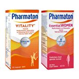 Pharmaton Vitality 30 Kapsül + Pharmaton Essential Women 30 Kapsül