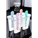 4'lü Dondurma Kalıbı Meybuz Kalıbı