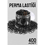 Perma Lastiği İnce 400 Adet SİYAH