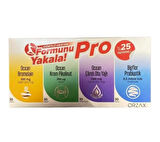 Orzax Ocean Formunu Yakala Pro Dörtlü Destek Seti ( Ocean Bromelain , Ocean Krom Pikolinat, Ocean Çörek Otu Yağı, Bigflor Probiyotik )