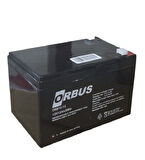 ORBUS 4'LÜ PAKET 12Volt 12 AMPER AGM AKÜ EBATLAR: 150x97x95mm
