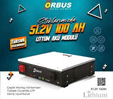 Orbus 51.2 V 100 Ah Lityum Lifepo4 LFP Akü 