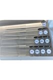 8 Adet Çekmece Içi Baharatlık Düzenleyici Organizer Pleksi Stant 30cm X 13 Cm (KAVANOZLARI HARİÇTİR)