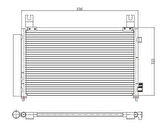 Oris CCH582016 Klima Kondenseri Chevrolet Spark 1.0-1.2 05 535X305X16 Oto.-Mek 96591582