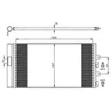 Oris CFI679016 Klima Radyatörü Punto II 1.2 16V 03-(610x311x16) 51712975