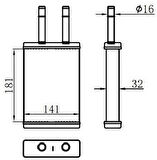 Oris KKI038032 Kalorifer Brazing Heater A M 180X145X32 Rio 