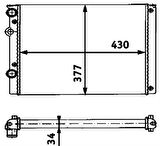 Oris MVW089 Su Radyatörü Polo Cordoba 1.4 1.7 MRMOEM-1065185