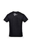 Unisex Siyah Opeth Logo Yazı Baskılı Tshirt