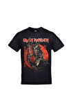 Iron Maiden Senjutsu Album Ön Arka Baskılı Unisex Siyah Tshirt