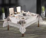 ORKİDE HOME COLLECTİON İnci Masa Örtüsü