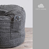 PUF BERJER - relax rahat dinlenme pufu koltuk - armut puf - 3 renk - 105 cm - dolgu dahil