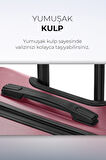 Polo&Sky Spring Model Gül Kurusu Renk Orta Boy Valiz Bavul
