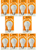 Osaka 10W (75W) 6500K (Beyaz Işık) E27 Duylu Dim Edilebilir Led Ampul (10 Adet)