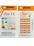 Osaka 10W (75W) 6500K (Beyaz Işık) E27 Duylu Dim Edilebilir Led Ampul (2 Adet)