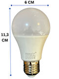 Osaka 10W (75W) 6500K (Beyaz Işık) E27 Duylu Dim Edilebilir Led Ampul (2 Adet)