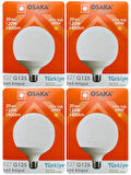 (4 Adet) 20W (120W) 3000K (Sarı Işık) E27 Duylu (Kalın Duy) Glop Led Ampul