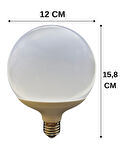 (6 Adet) 20W (120W) 3000K (Sarı Işık) E27 Duylu (Kalın Duy) Glop Led Ampul