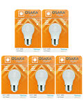 (5 Adet) Osaka 7W (50W) Beyaz Işık E27 Duylu (Kalın Duy) Led Ampul